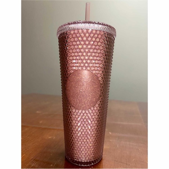 Starbucks venti China Sakura Pink Studded Glitter cup - Picture 1 of 1